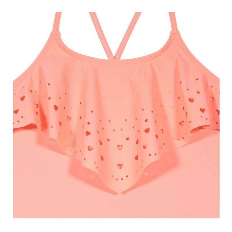 Traje de Baño Teens Niña Entero UV30+ H2O Wear Coral-3