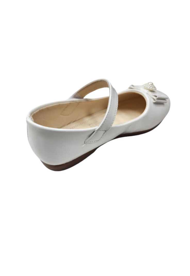 Zapato De Vestir Formal Niña Blanco-1