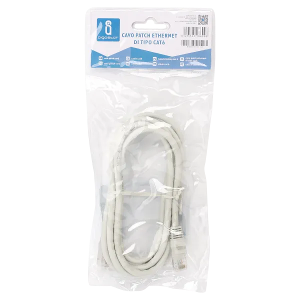 Cable De Red 1,8m Gris Cable De Conexión Cat6-1