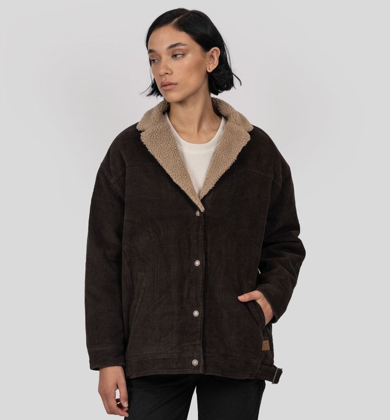 Chaqueta Cotelé Baglir Mujer Cacao Gnomo-0