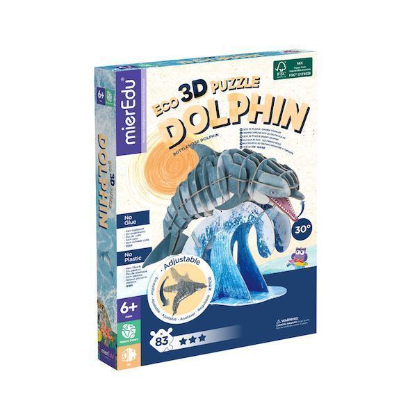Puzzle Eco 3D Delfin-0