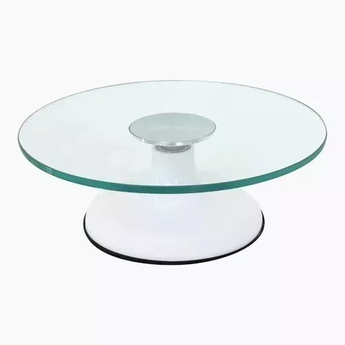 Base Giratoria Tortas Plato Giratorio Base Vidrio 30cm -0