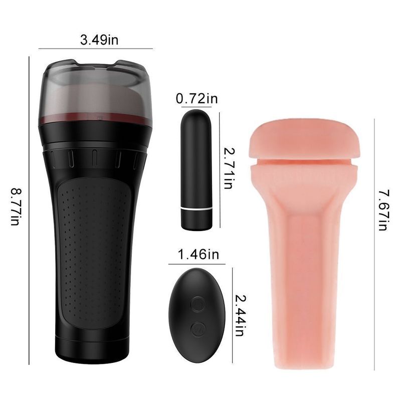 Hercules Masturbador Masculino Vibrador C/remoto Fleshlight-1