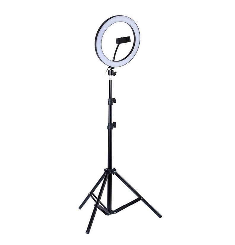 Aro De Luz 26 Cm Fotografia Iluminacion + Tripode 180 Cm-0