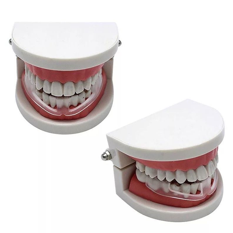 Placas De Silicona Anti Bruxismo Para Dientes, Pack 2 Unidades.-1