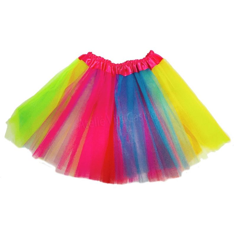 tutú faldita multicolor para niñas-0