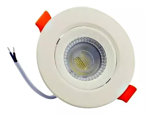 Foco Basculante Led Embutido 6,5w Para Cielo-0