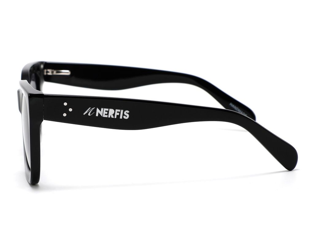 Anteojos de sol Marsella Eco Acetato Black Nerfis-3