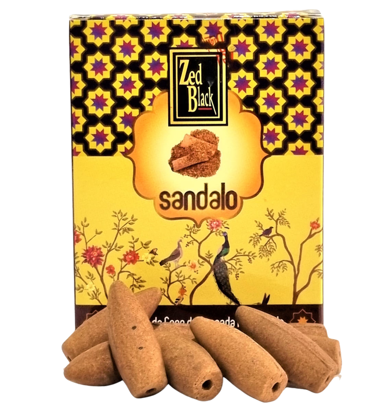 Conos de incienso Para Cascada Sándalo - Zed Black-0