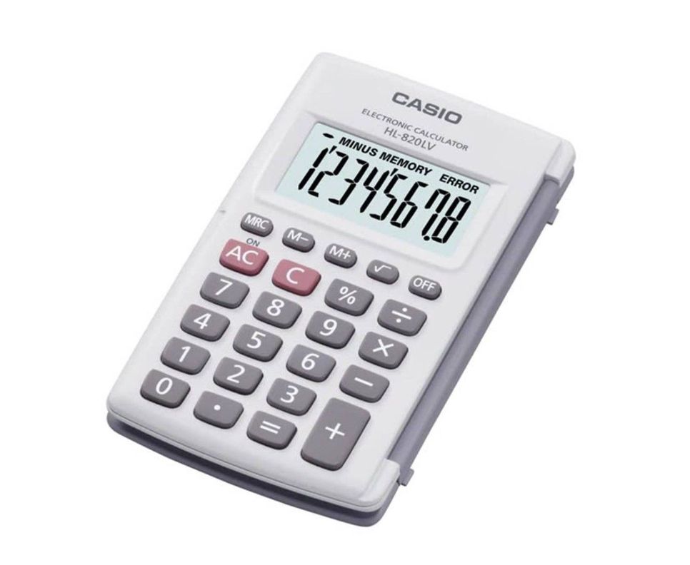 CALCULADORA BOLSILLO CASIO 8 DIGITOS-0