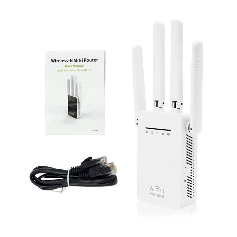 Router Repetidor Wifi 300 Mbps 4 Antenas Dblue-1