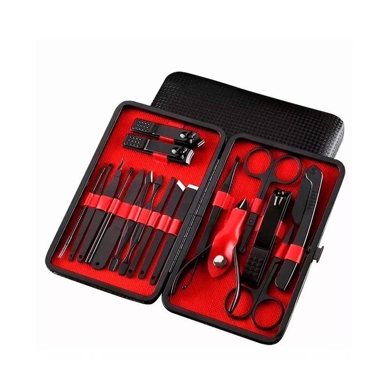 Set De Manicura Cortauñas Kit De Aseo Profesional -0