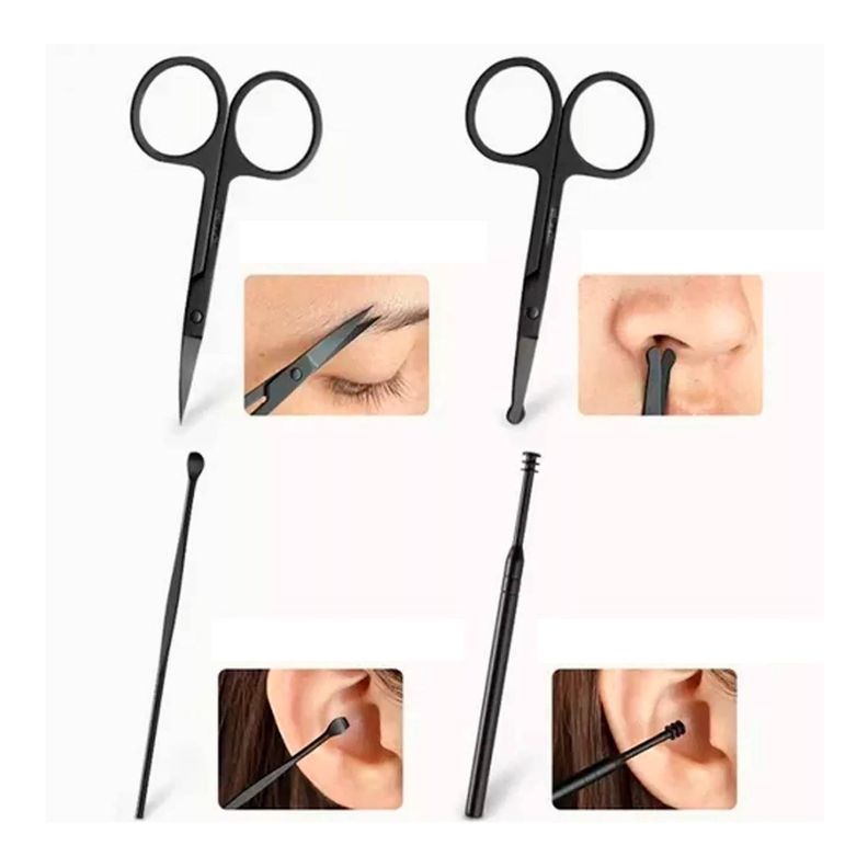 Set De Manicura Cortauñas Kit De Aseo Profesional -3