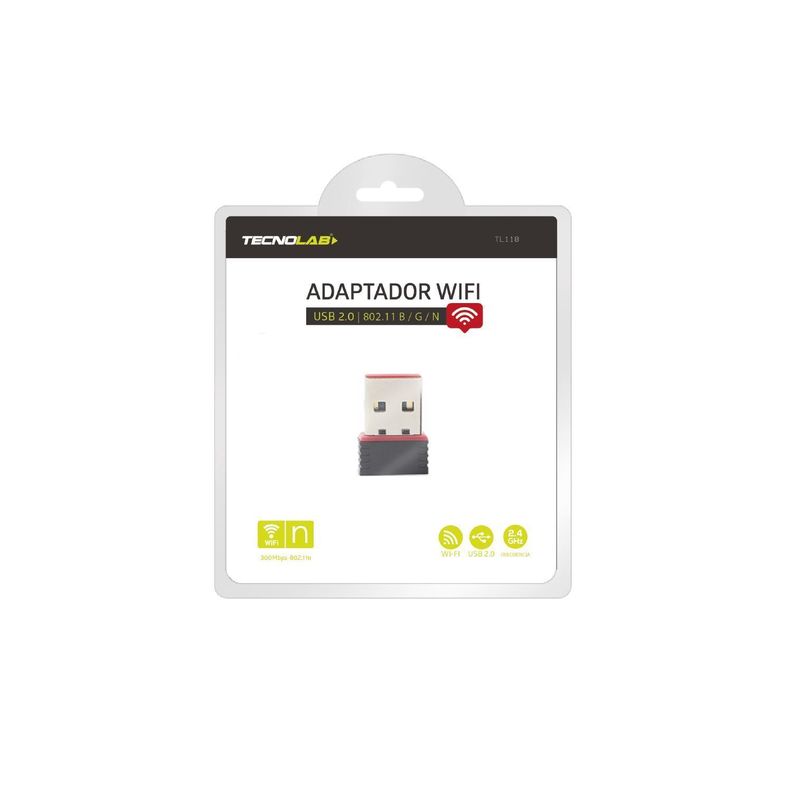 Adaptador WIFI 2.0 300 Mbps Tecnolab-2