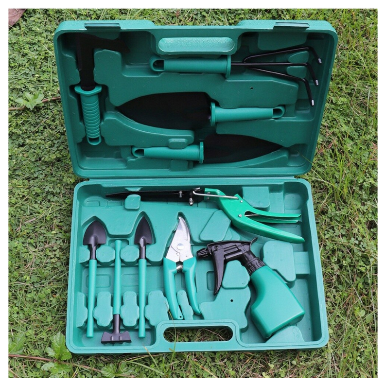 KIT JUEGO DE HERRAMIENTAS PARA JARDIN 10 PIEZAS-1