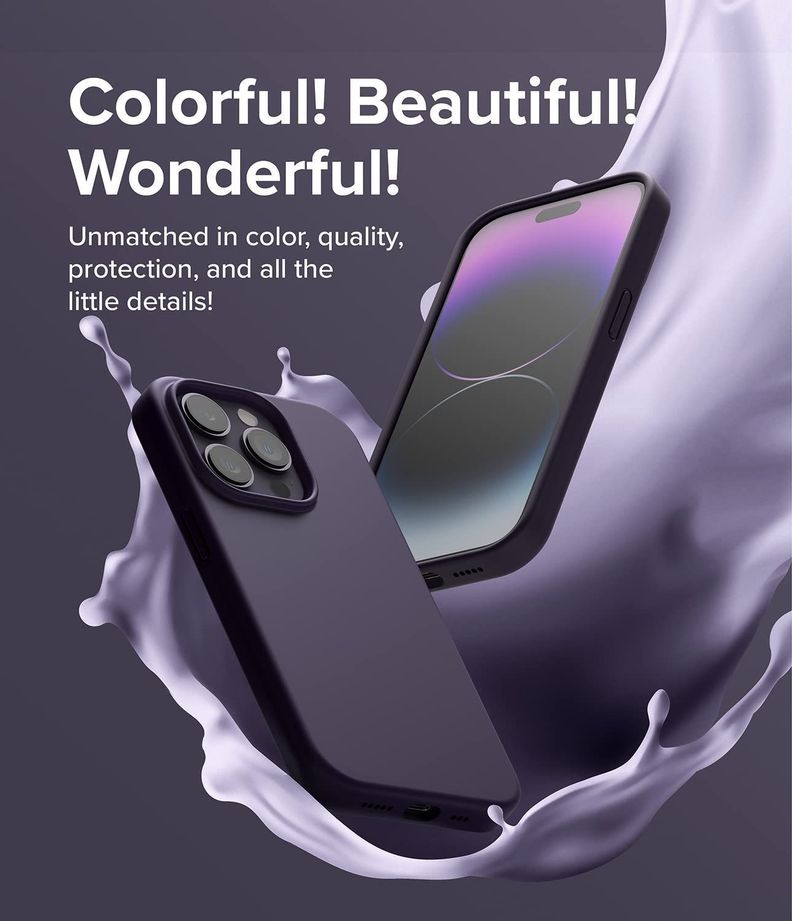 Carcasa Ringke de Silicona Para iPhone 14 Pro Max-4