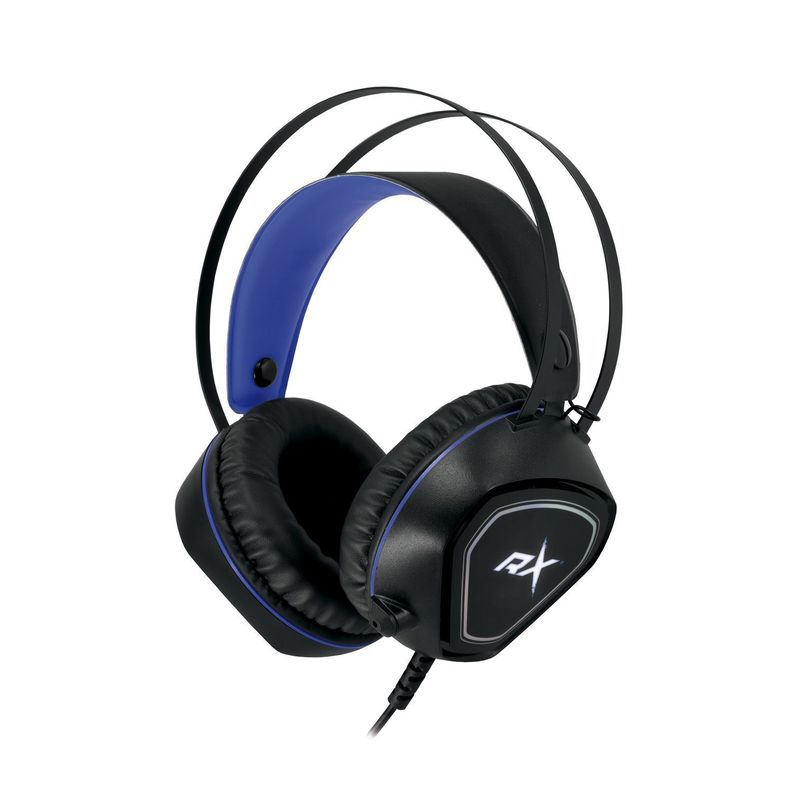 Audifonos Gamer PS4 Xbox Plug 3.5mm USB Azul Reptilex-0