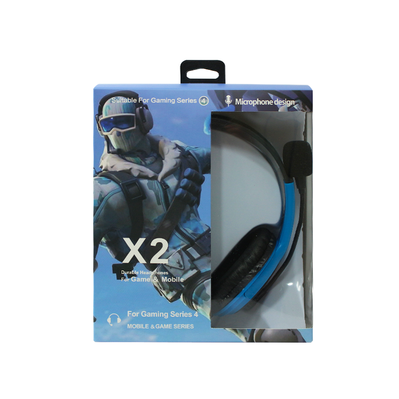 Audifonos Gamer Micrófono Juegos Pc Ps4 Celeste