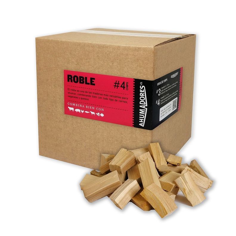 Chip #4 Madera de Roble Para Ahumar 2.5k-0