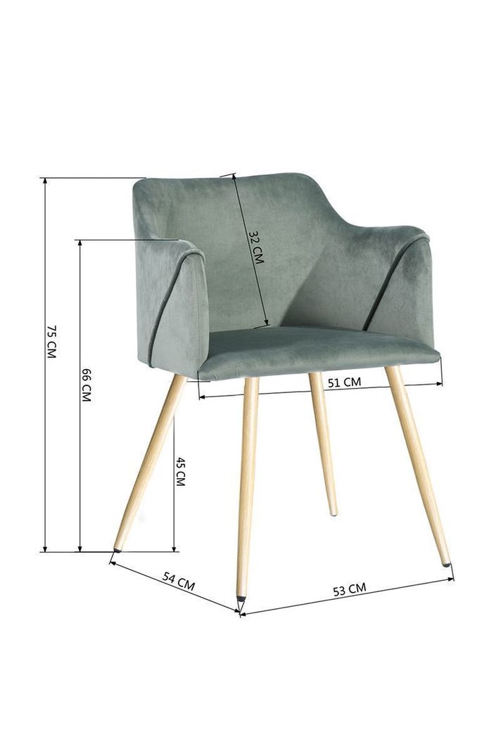Pack 2 Silla Comedor Sitial Aldridge Terciopelo Verde-2