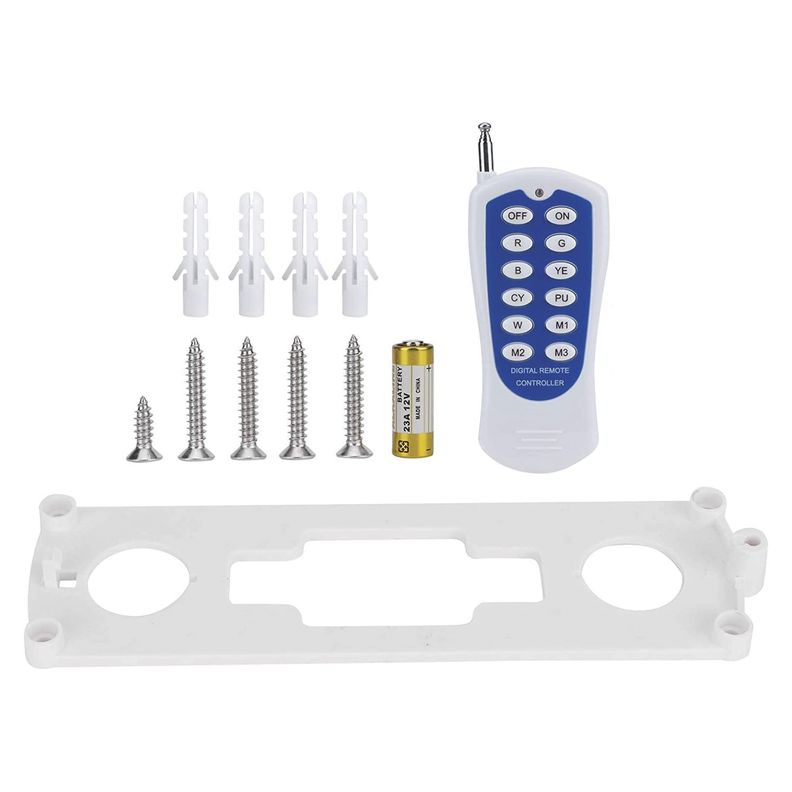 Foco LED Piscina RGB Con Control Remoto Azul 24W/12V-2