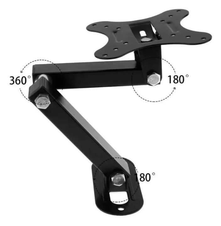 Soporte Tv Base Pared Monitor 10 A 32 Pulgadas 10 Kg. 180°-2