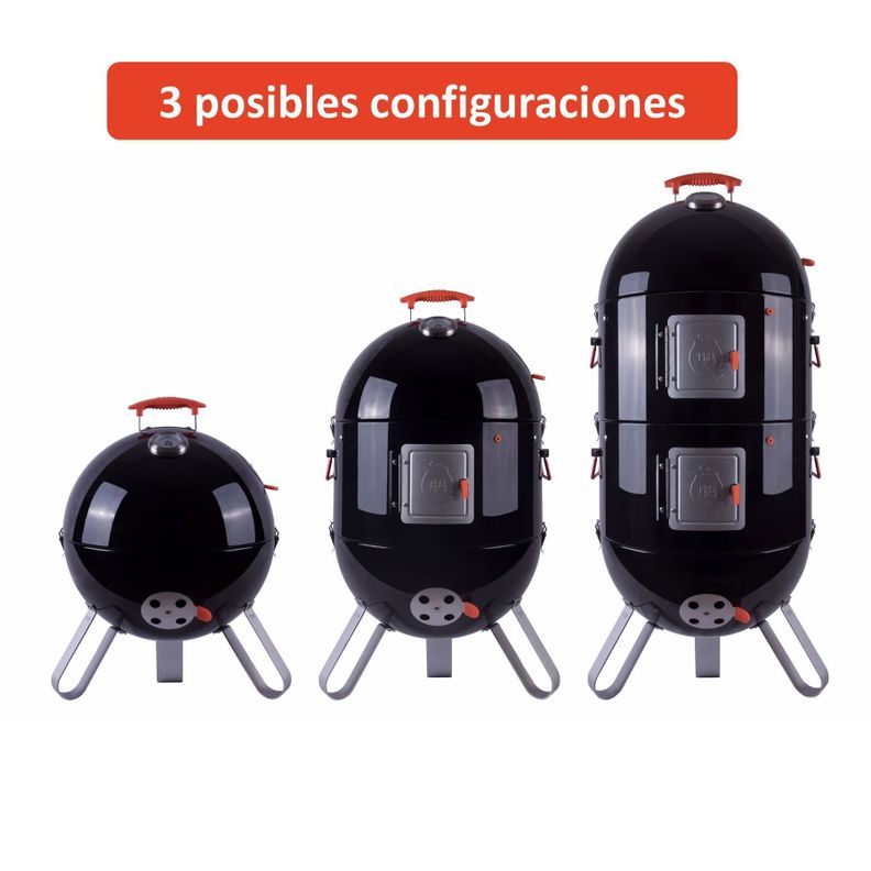 Pack Ahumador Y Parrilla Excel 50cms + 2k Chip-1