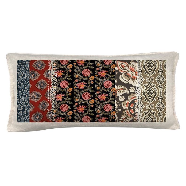 Cojin Boheme-Blanca 2, 70x35 Marfil