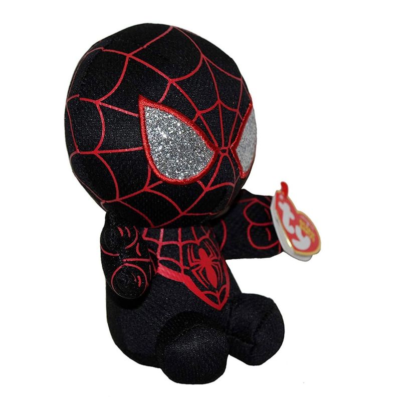 Juguete Peluche Spiderman Miles Morales 30cm Negro Infantil-0