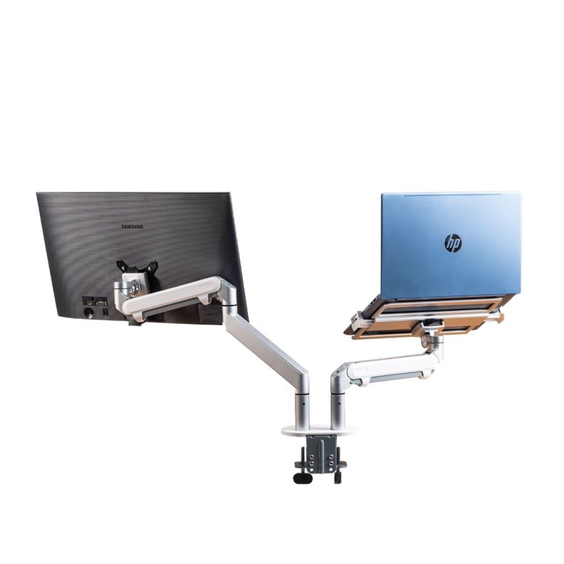 Brazo Monitor/Laptop doble de resorte gas-3
