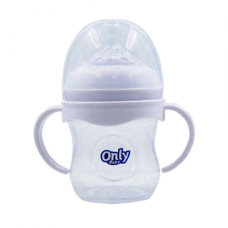 Mamadero Biberon con Tomo Azas Mamaderas Para Bebe Blanco 40oz/125ml A-3-0