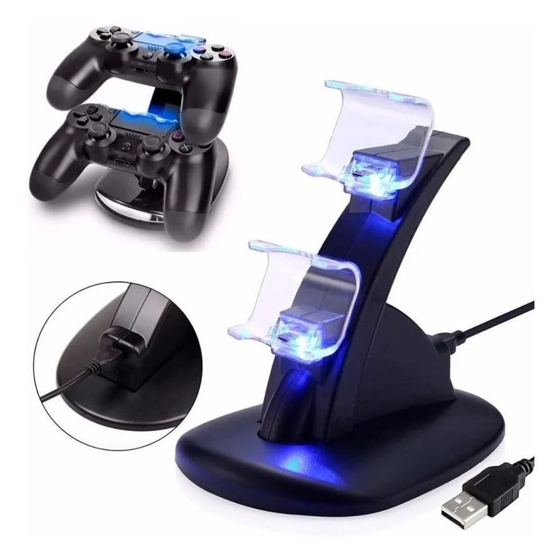 CARGADOR DOBLE JOYSTICK PS4-1