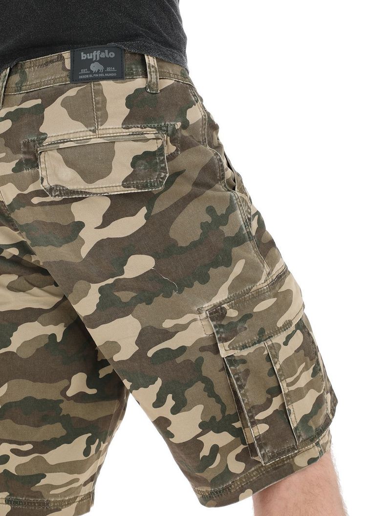 Short Cargo Huilmo Militar Hombre-3