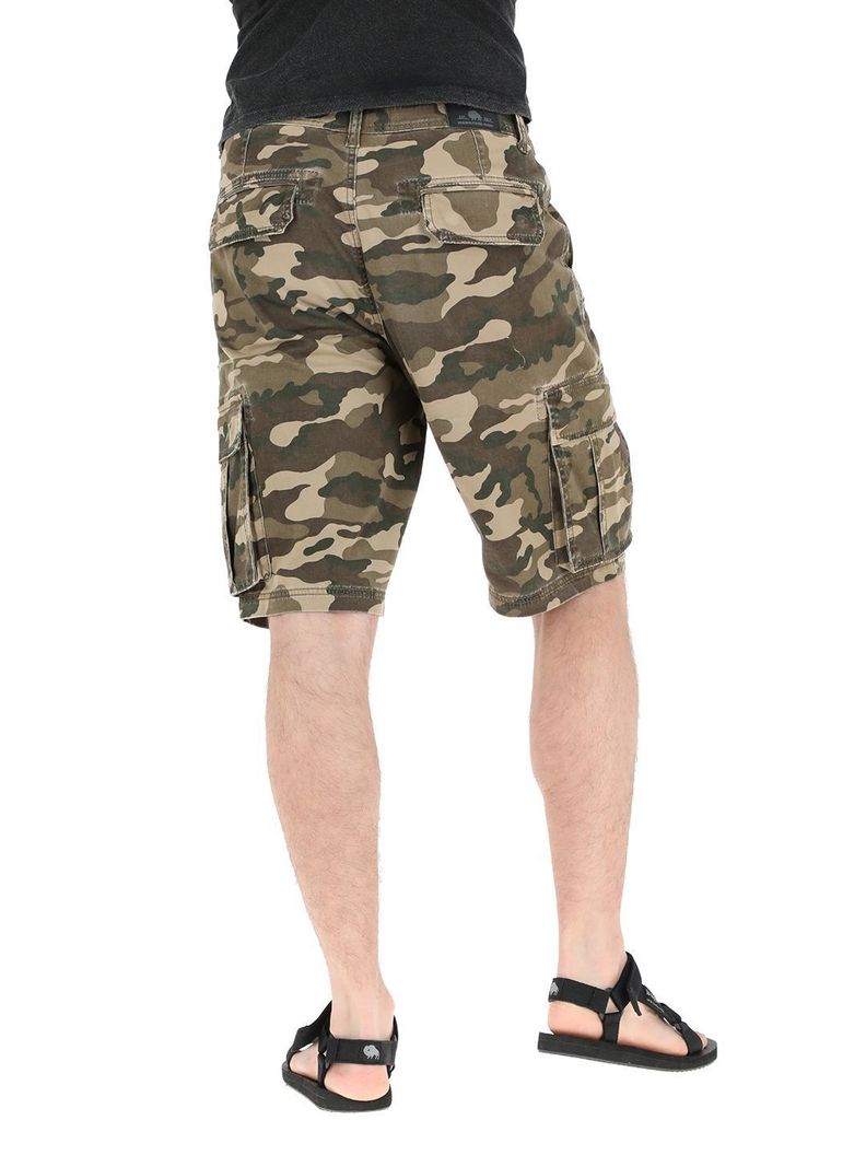 Short Cargo Huilmo Militar Hombre-2