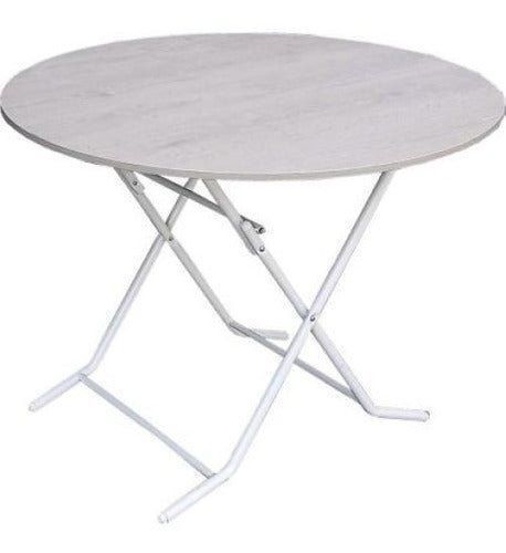 Mesa Plegable Redonda 100cm-0