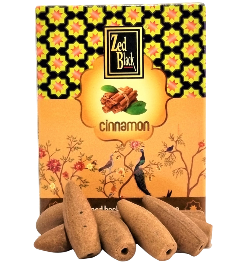 Conos de incienso Para Cascada Canela - Zed Black-0