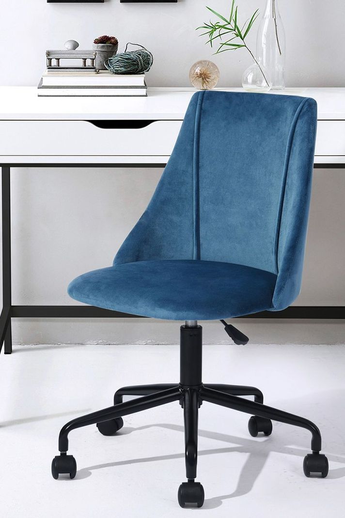 Silla de Oficina Altura Ajustable Palermo Azul-1