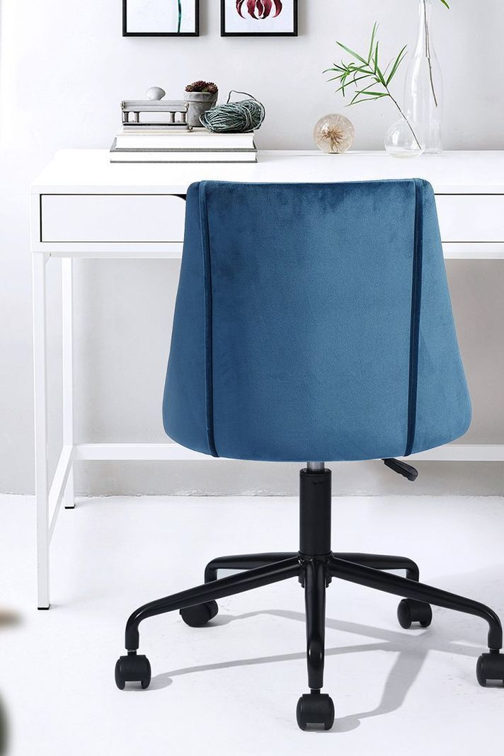 Silla de Oficina Altura Ajustable Palermo Azul-5