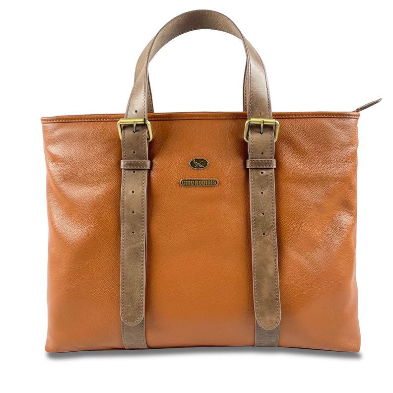 Tote Bag Gino Rodinis  2203 Tabaco/Marrón-0
