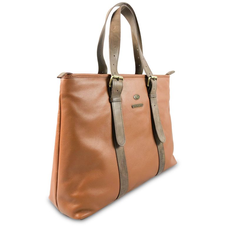 Tote Bag Gino Rodinis  2203 Tabaco/Marrón-1