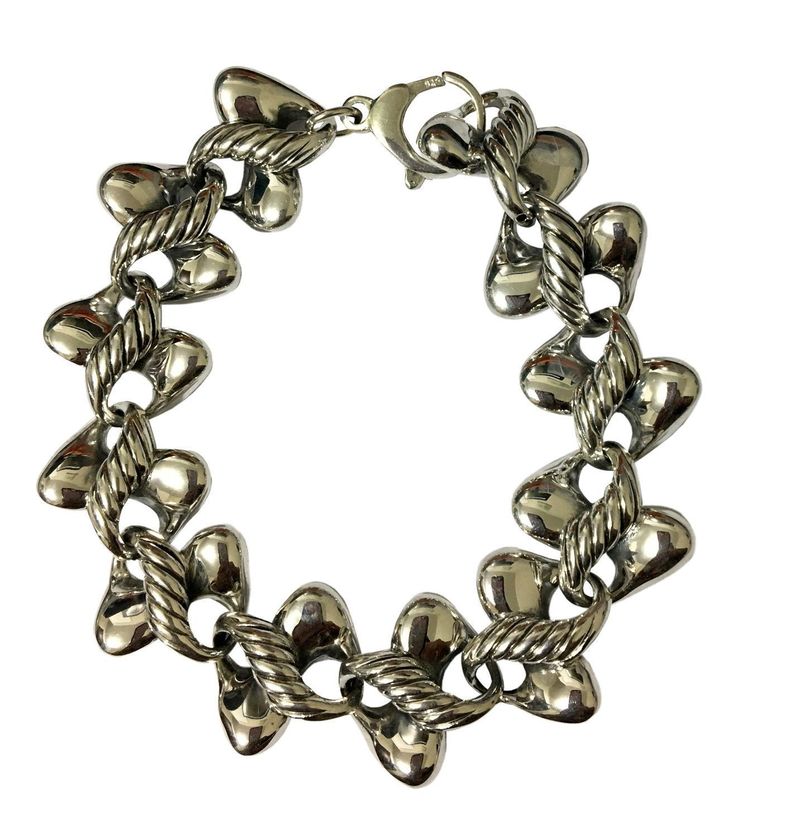 Pulsera de plata de 925-0