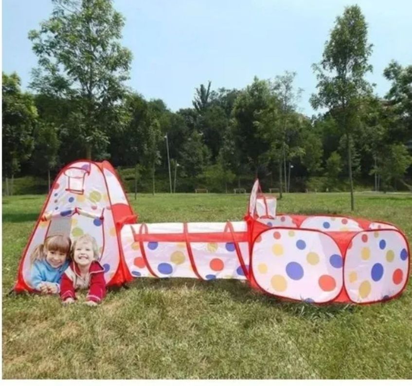 Tienda De Juego Carpa Castillo Con Tunel Niños-1