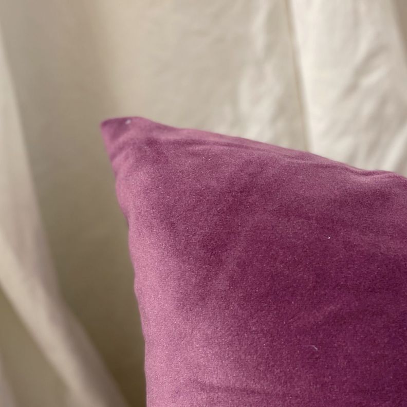 Cojín Morado Terciopelo Velvet-2
