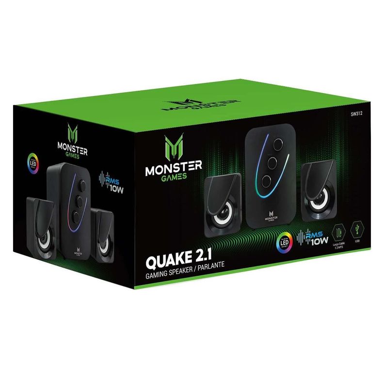 Subwoofer Monster Games Quake 2.1-3