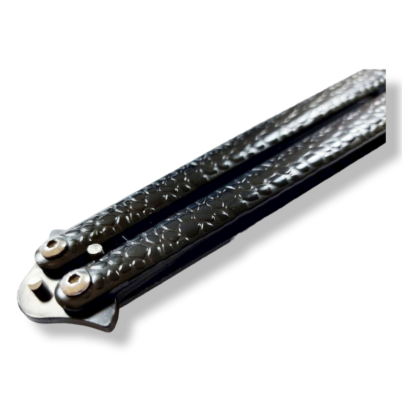 Cuchillo Navaja Mariposa Black Cobra Balisong-3
