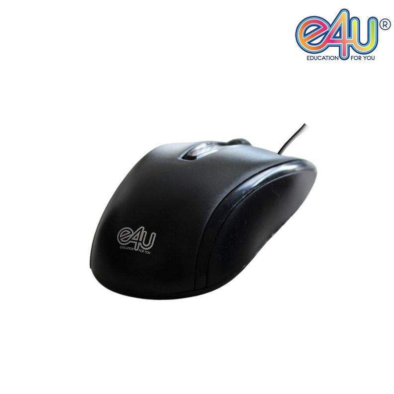 Mouse con cable USB - Negro-0