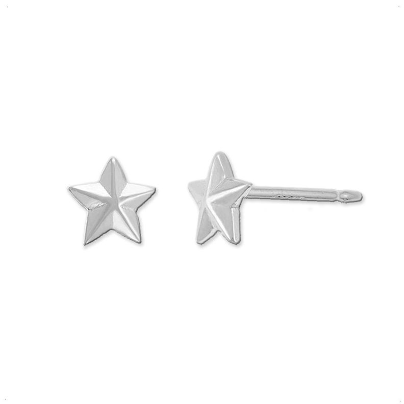 Aros Aritos de Plata 925 Estrella Nautica Mabelita-0