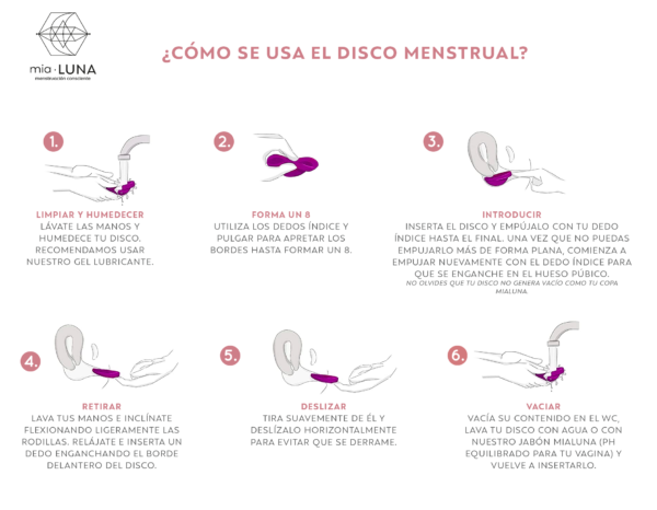 DISCO MENSTRUAL MIADISC NARANJO TALLA S-2
