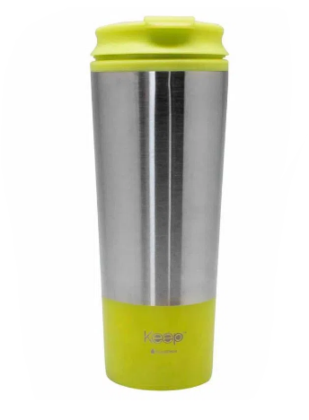 Mug Metálico Keep amarillo-0