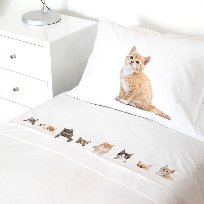 Juego de Sabanas 1,5 plazas Cats Lovers-0